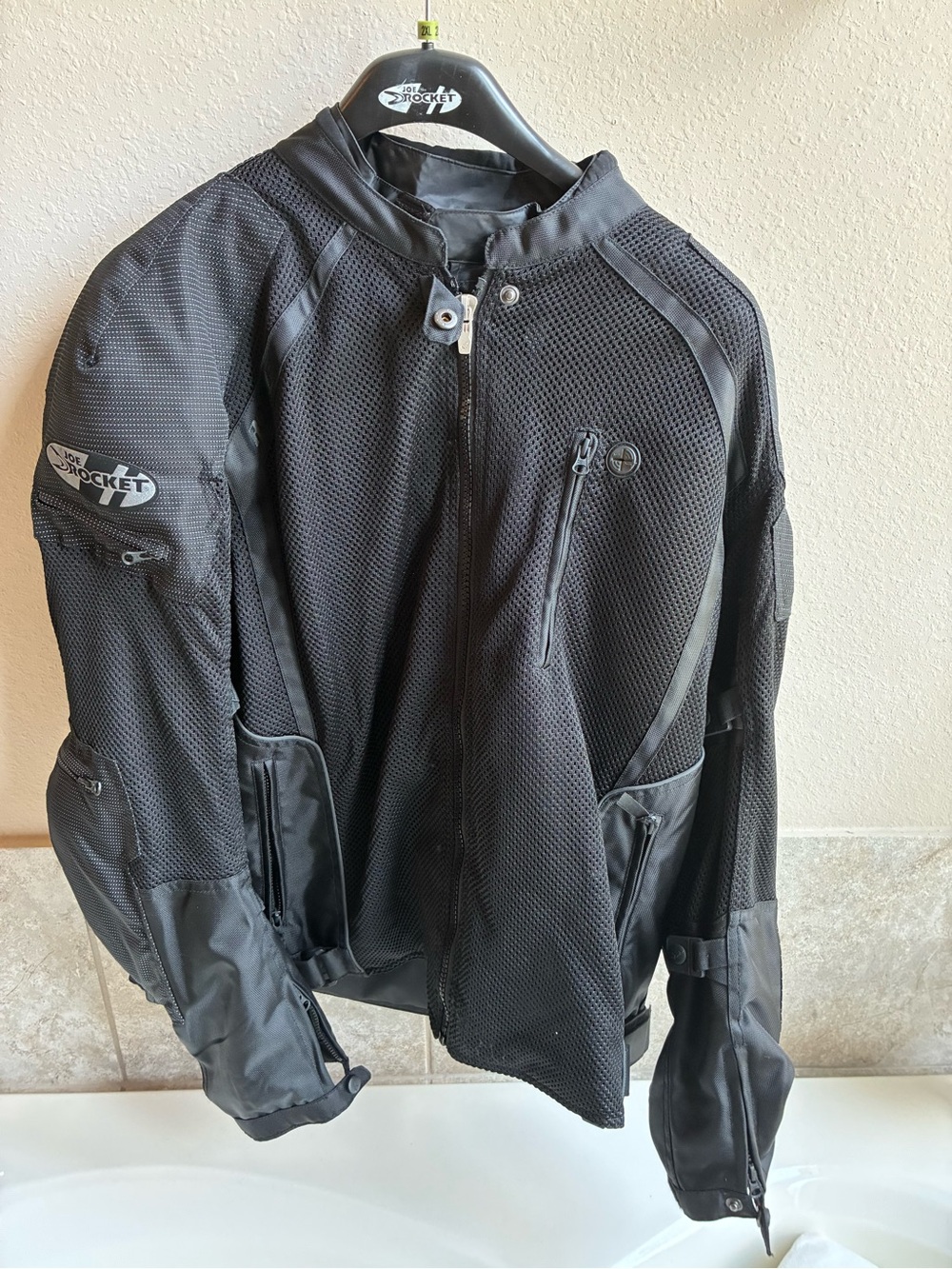 Joe Rocket Black Mesh Performance Motorcycle Jacket